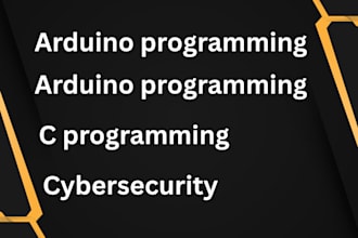 do arduino programming, esp32 with mobile app development