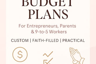 create a custom google sheet for budget planner