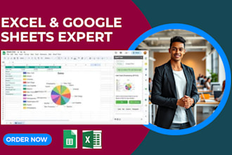 do excel spreadsheet, google sheets, automation, vba, macro, formulas, templates