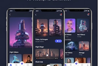 develop ai video generator, ai ad generator, ai image generator app