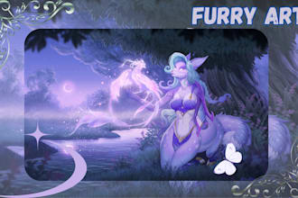 nsfw furry art furry reference sheet fursona oc character design anime lineart