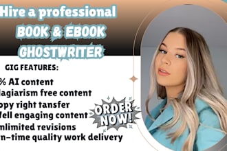 be a ghostwriter for epic fantasy novels aimed at young adult readers