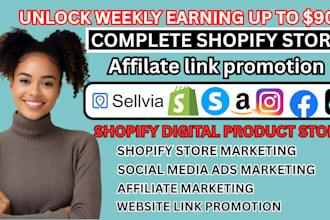 setup shopify marketing, affiliate sales funnel, boost shopify affiliate sales