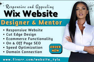 design, develop wix studio website, redesign wix studio website using wix studio