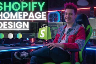 customize shopify section, shopify pages,homepage, header, footer, product, cart