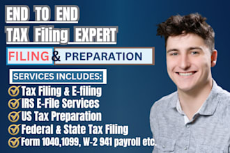 e file tax for business individual 1040 1120 1065 US tax return