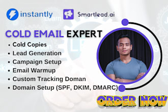 setup smartlead or instantly ai for cold email outreach