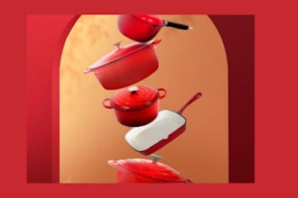 design a cooking ware shopify store cooking gadget website