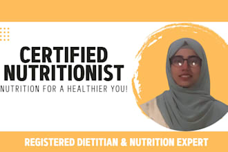 certified nutritionist and expert writer