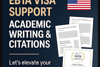 write publish article for eb1 eb1a niw and increase citation