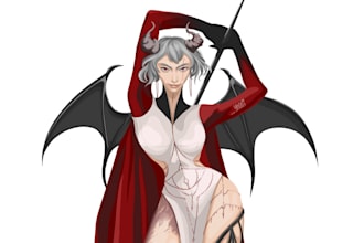 create custom character concept art for your game, comic, or animation project