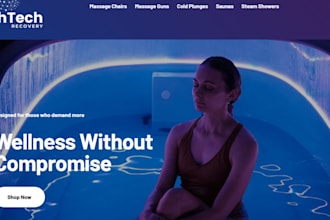 design medical spa website, aesthetics, botox iv theraphy, med spa landing page