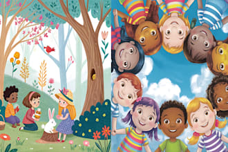design child book illustration and children picture book illustrator