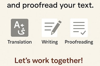 handle writing, translation, and editing