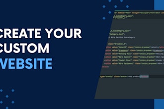 create a responsive website for you