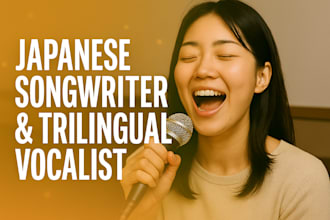 be your japanese songwriter, jpop vocalist , and custom love song creator