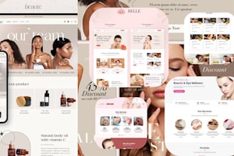 design medical spa skincare beauty salon cosmetic vagaro website with booking