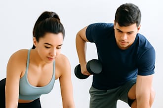 create a custom workout and diet plan for your fitness goals