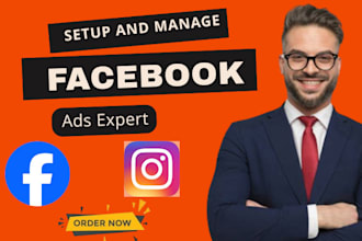 setup and manage facebook ads, conversion with fb pixel and meta ads campaign