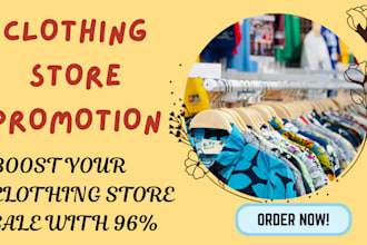boutique promotion clothing and fashion store promotion