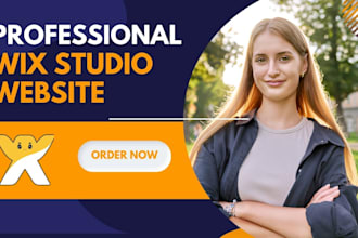 develop wix studio, redesign wix studio website, do wix ecommerce website