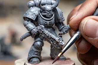 paint your warhammer 40k, sigmar and dnd miniatures
