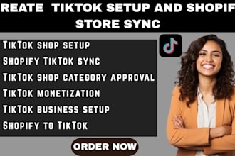 create tiktok shop promotion sync shopify store tt shop category approval