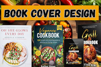 design bestselling cookbook covers for amazon KDP