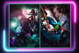 do any kind of illustration, character design or concept art