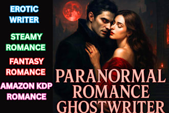 ghostwrite steamy paranormal romance novel fantasy erotica romance ghostwriter