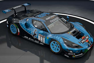 do a livery design for assetto corsa, assetto corsa competizione iracing or lmu