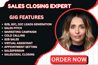 be your sales closer salesperson highticket real estate leads medicare mlm leads