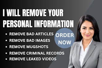 remove personal information, bad link, clean online presence, data protection