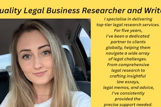 do business law, law,essay, legal research and memo in 24 hrs
