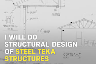 do structural design of steel tekla structure draw site plan mep for city permit