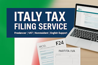 file your italy income tax or vat return as a freelancer or nonresident