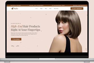 design hair extension shopify store hair extension store hair beauty website
