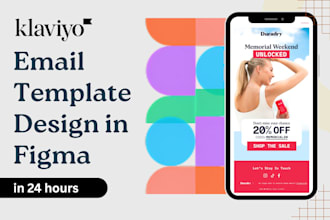 design high converting klaviyo email templates in figma