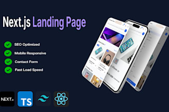 build a high converting nextjs landing page for your saas or startup