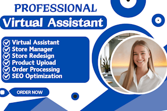 do wordpress virtual assistant, store manager, shopify virtual assistant, va