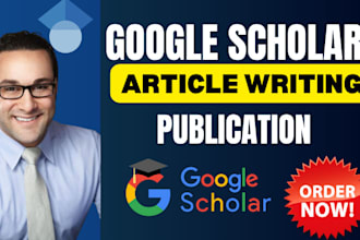 backdate write and publish article on google scholar peer review indexed journal