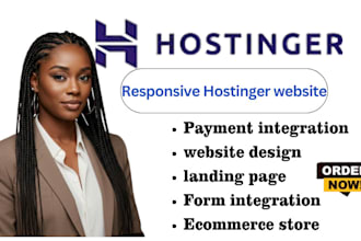 design and redesign hostinger website seo design hostinger website design
