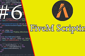 create custom fivem script, esx script, qbcore script for your fivem server