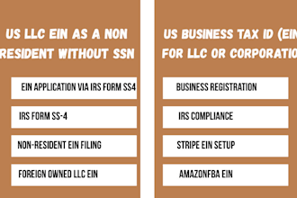 file form 5472 and 1120 and get your US business tax id ein