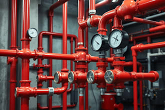 design nfpa 13, 13d, 13r fire sprinkler systems per cbc code for permits drawing