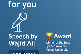 write powerful and motivational speech any occasion