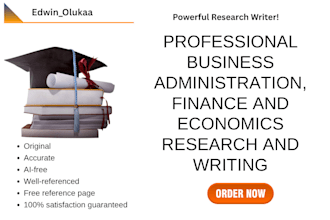 do business administration, finance and economics research and writing