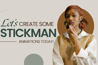 create a fun stickman animation video for your idea