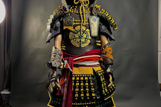 design handcrafted custom cosplay patterns, eva foam armor and 3d wearable props