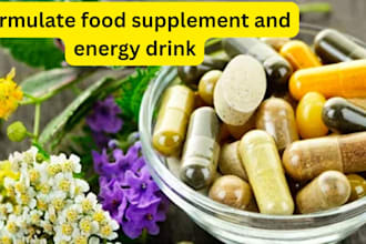formulate food supplement and energy drink